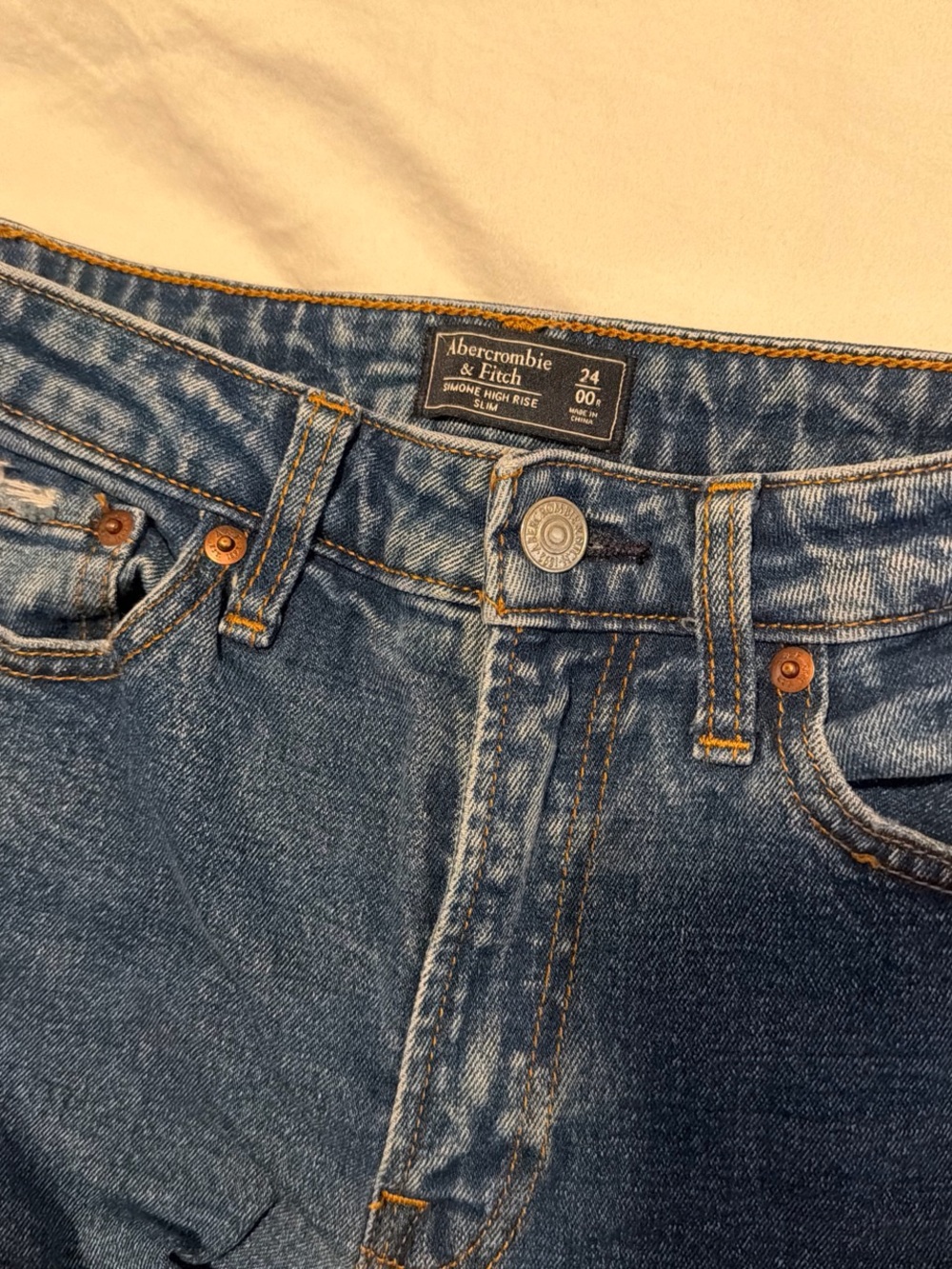 Abercrombie & Fitch Dark Blue Slim Jeans